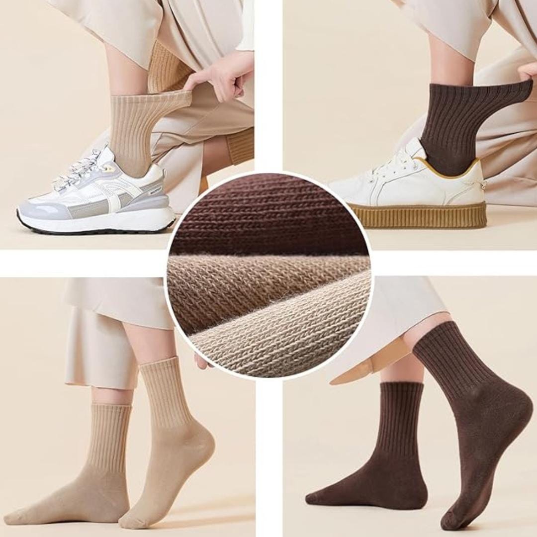 3 pairs crew socks for womens,Casual Athletic Socks Thin Calf Socks For Women, Casual thin Socks and cozy socks 5-9