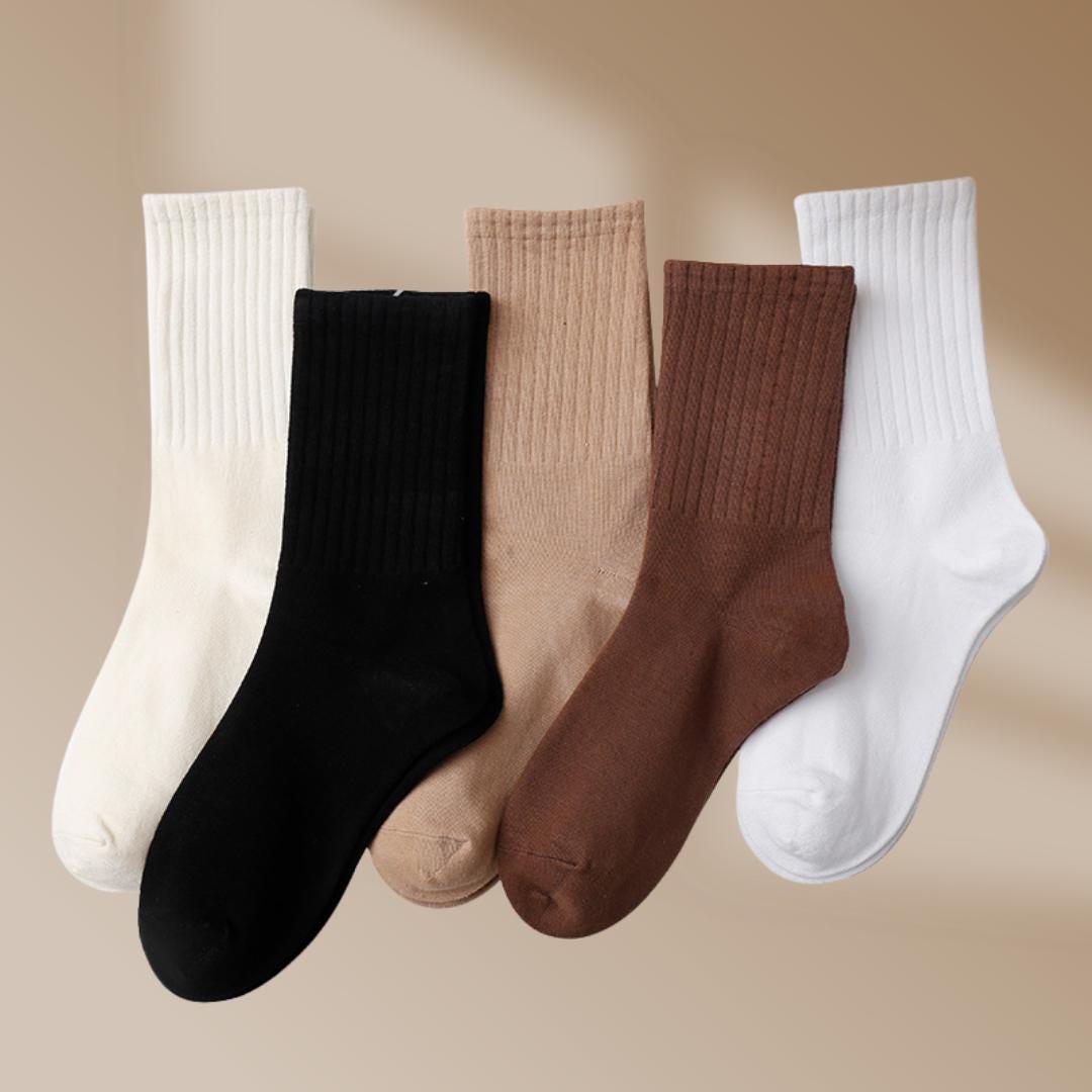 3 pairs crew socks for womens,Casual Athletic Socks Thin Calf Socks For Women, Casual thin Socks and cozy socks 5-9