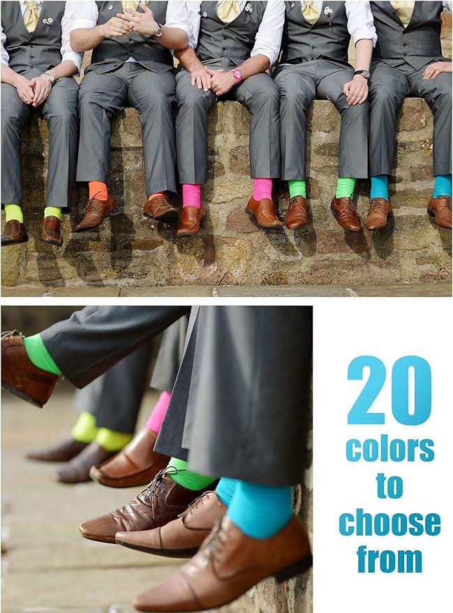 5-Pack/10-Pack Colorful Cotton Crew Socks Womens Socks,Solid Color Crew Socks Colorful Lightweight Cotton Athletic Socks Men Socks Gym Socks