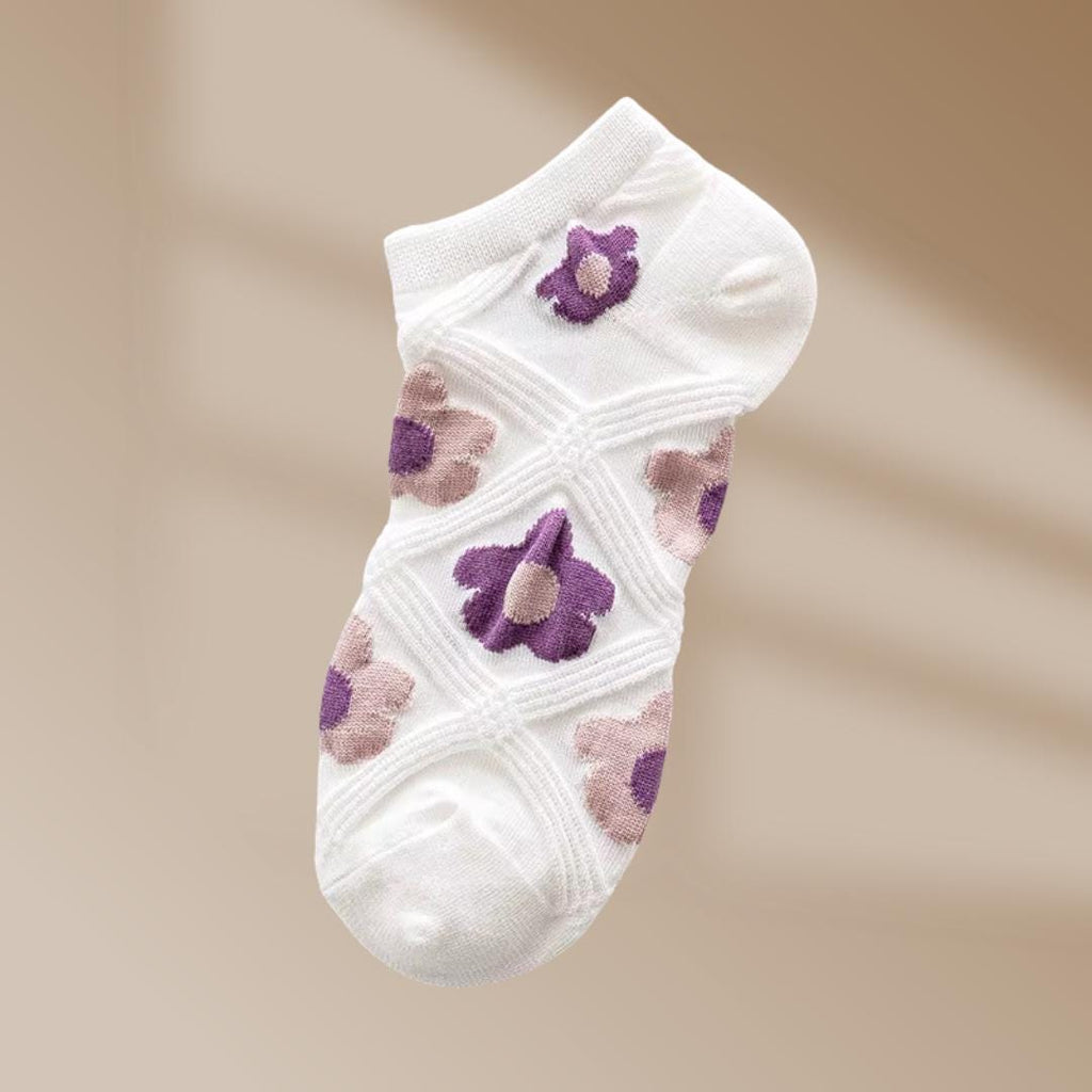 5 Pairs colorful socks, Funny Ankle Socks for Women, Cute Low Cut Socks, for Girls Fun Socks, Cotton Short Socks, Ankle Socks