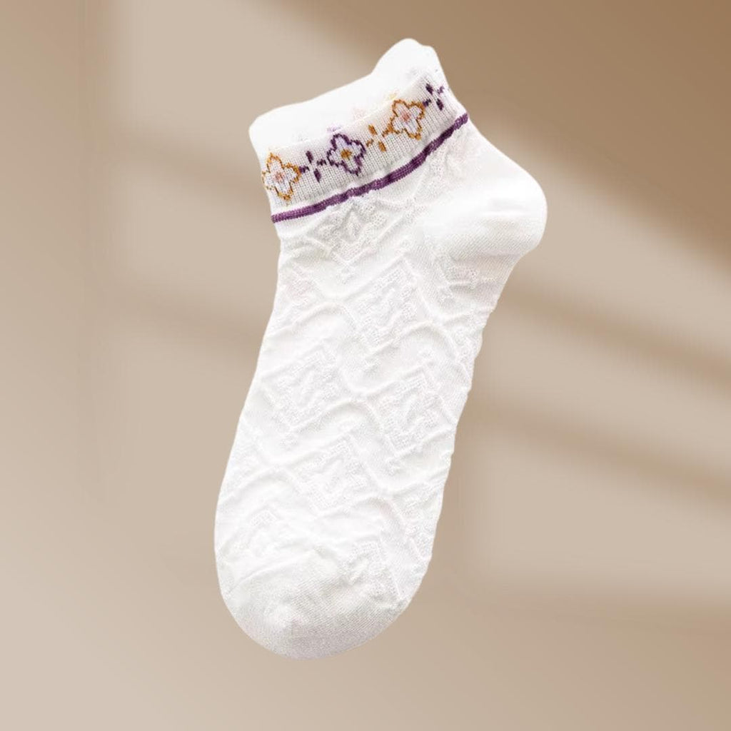 5 Pairs colorful socks, Funny Ankle Socks for Women, Cute Low Cut Socks, for Girls Fun Socks, Cotton Short Socks, Ankle Socks