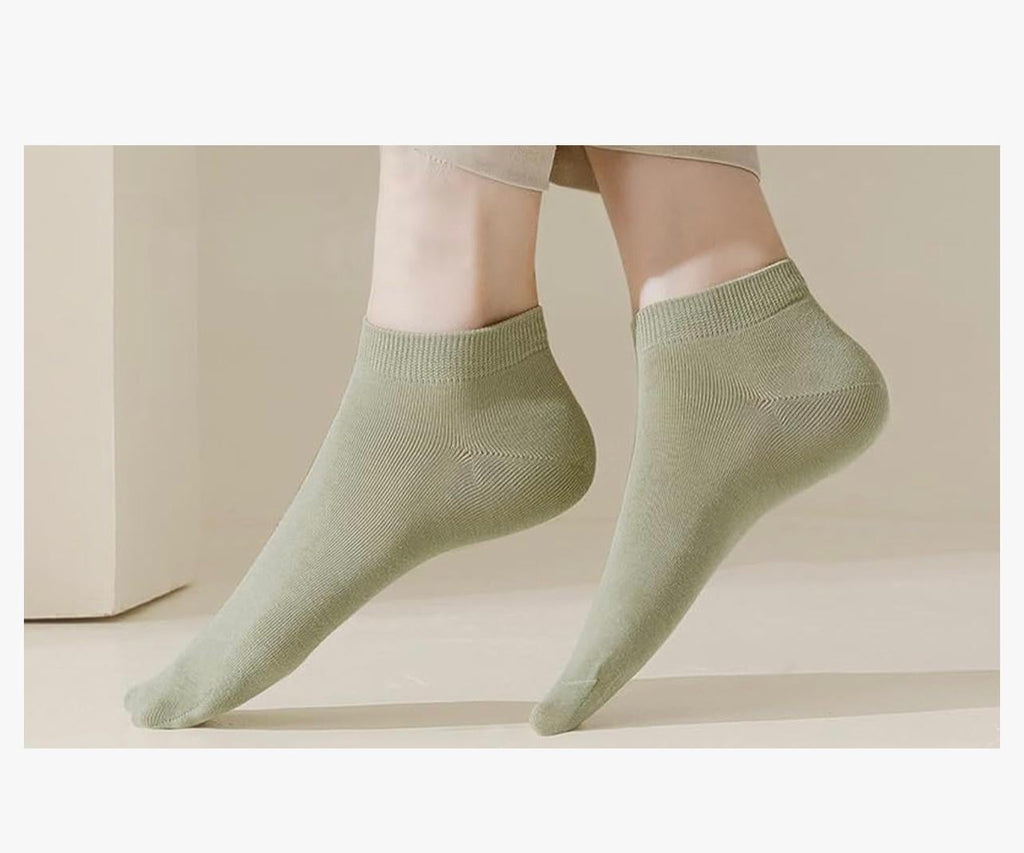 Women&Men Thin Low Cut Ankle Cotton Socks - 6 Pairs 10 Pairs Lightweight Non-Slip No Show Socks, Classic Casual Running Socks colorful socks
