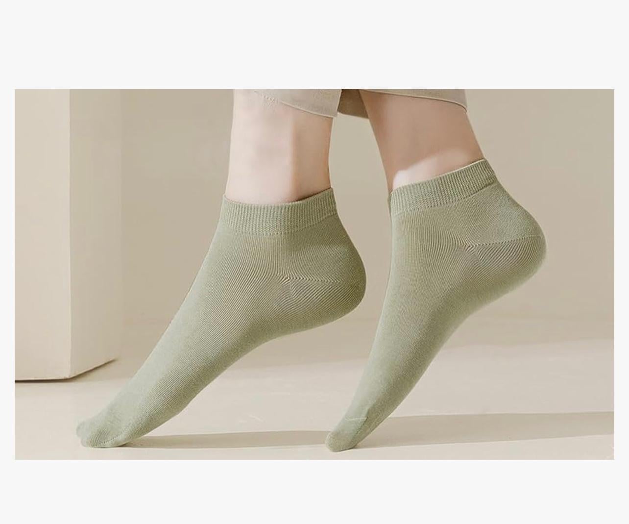 Women&Men Thin Low Cut Ankle Cotton Socks - 6 Pairs 10 Pairs Lightweight Non-Slip No Show Socks, Classic Casual Running Socks colorful socks