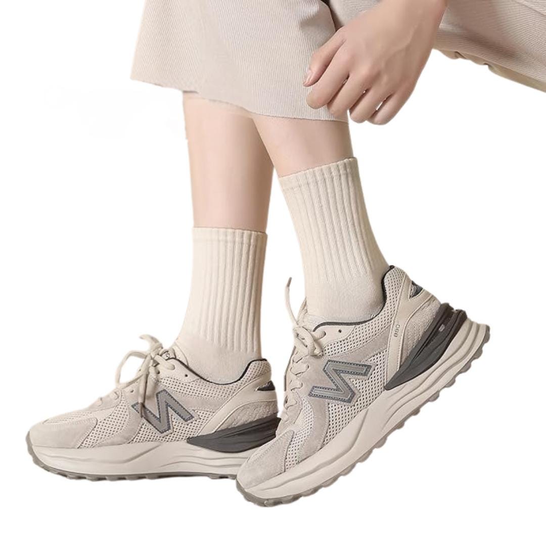 3 pairs crew socks for womens,Casual Athletic Socks Thin Calf Socks For Women, Casual thin Socks and cozy socks 5-9