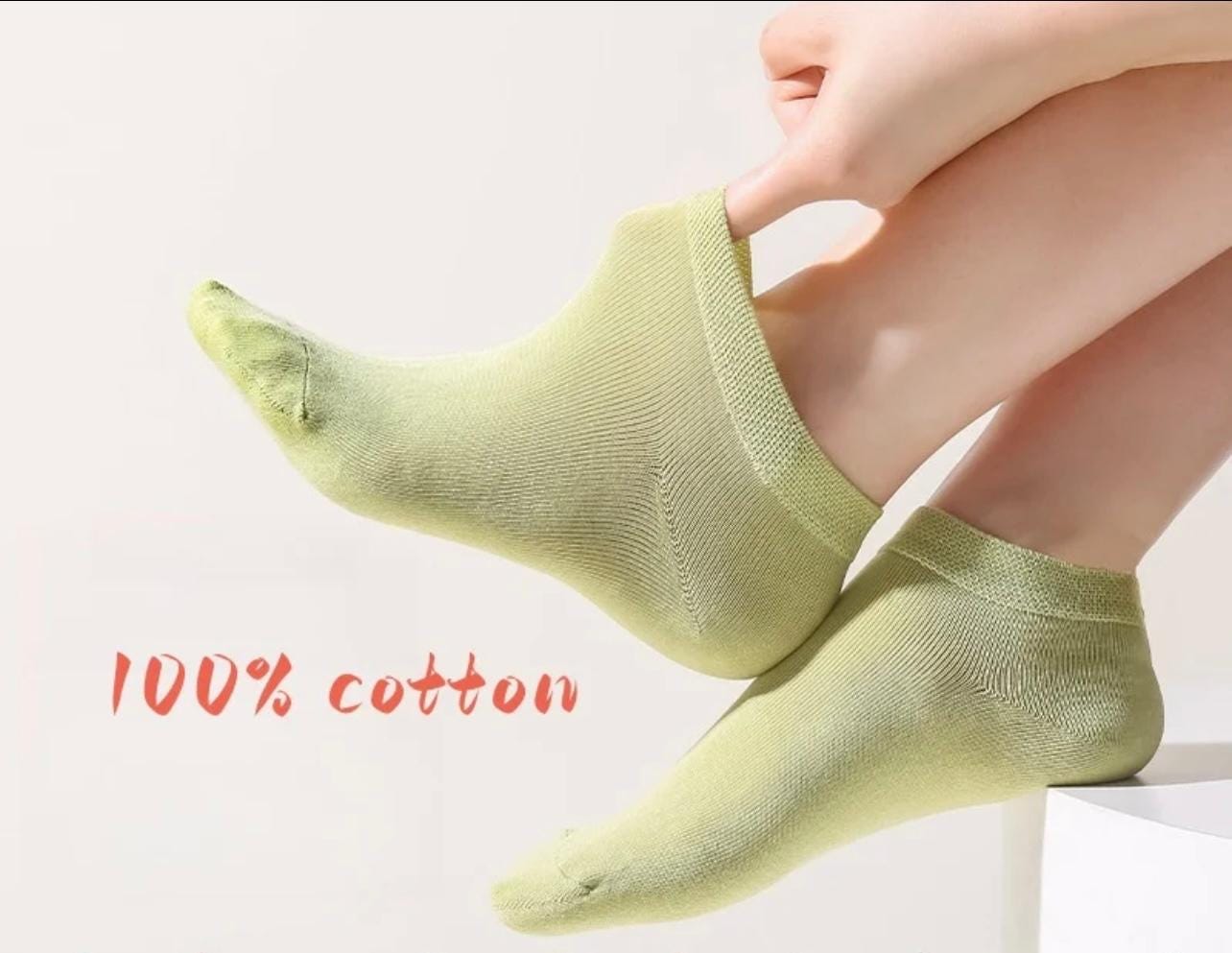 Women's Thin Low Cut Ankle Cotton Socks - 6 Pairs Lightweight Non-Slip No Show Socks, Classic Casual Running Socks,Organic,socks,gift,cotton