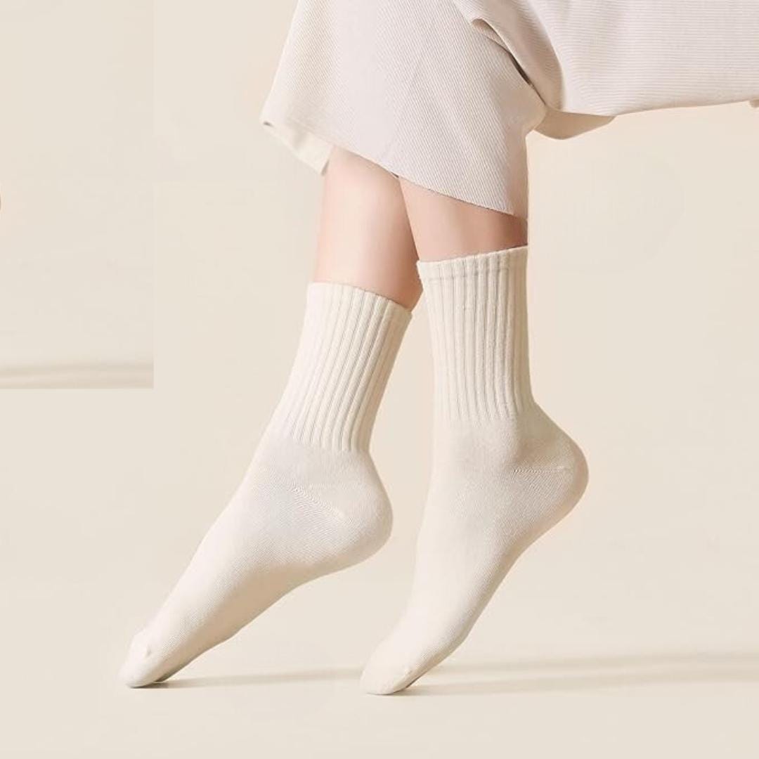 3 pairs crew socks for womens,Casual Athletic Socks Thin Calf Socks For Women, Casual thin Socks and cozy socks 5-9