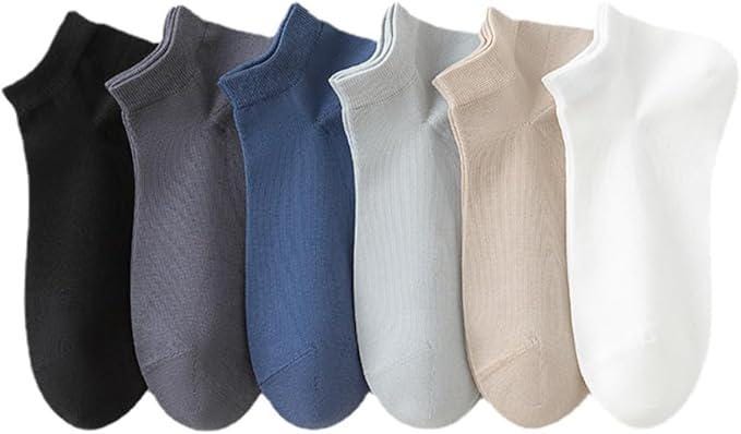 Women's Thin Low Cut Ankle Cotton Socks - 6 Pairs Lightweight Non-Slip No Show Socks, Classic Casual Running Socks,Organic,socks,gift,cotton
