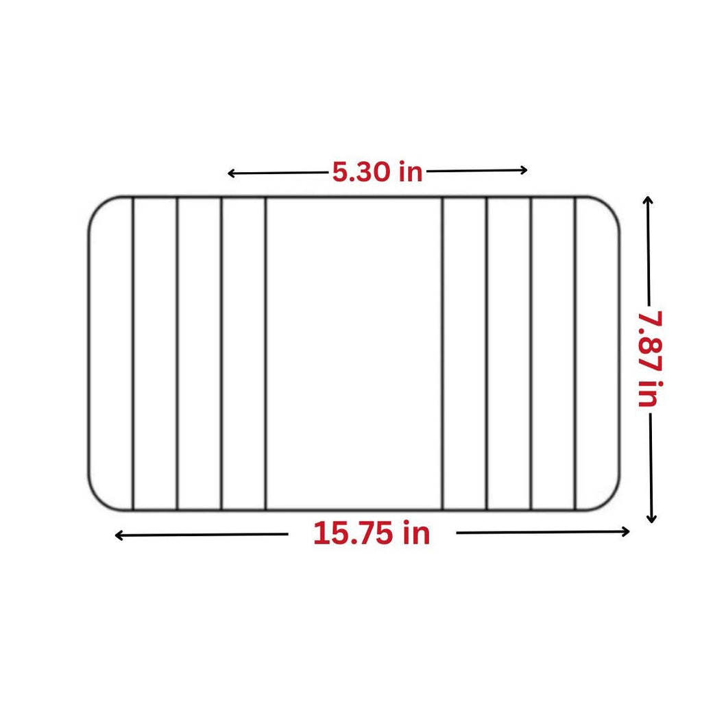 Foldable Sofa Arm Tray for Couch Wooden Non-Slip Flexible Side Tray Coaster for Drinks Snacks Cups Holder